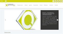 Desktop Screenshot of cooperativasagro-alimentarias.chil.org