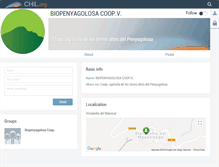 Tablet Screenshot of biopenyagolosa.chil.org